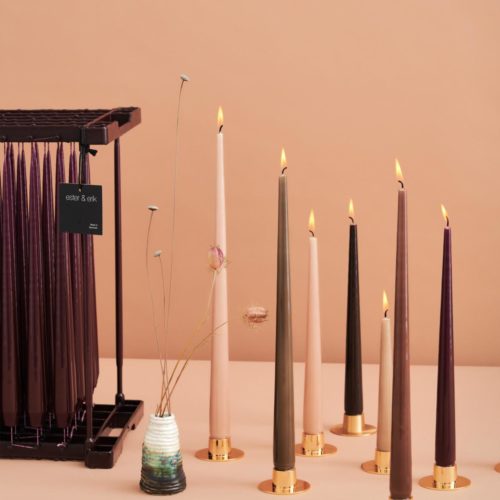 Ester & Erik Ljusstake Shiny Gold Medium