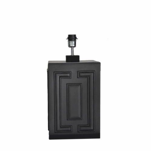 Hallbergs Belysning Lampfot Stucco Svart