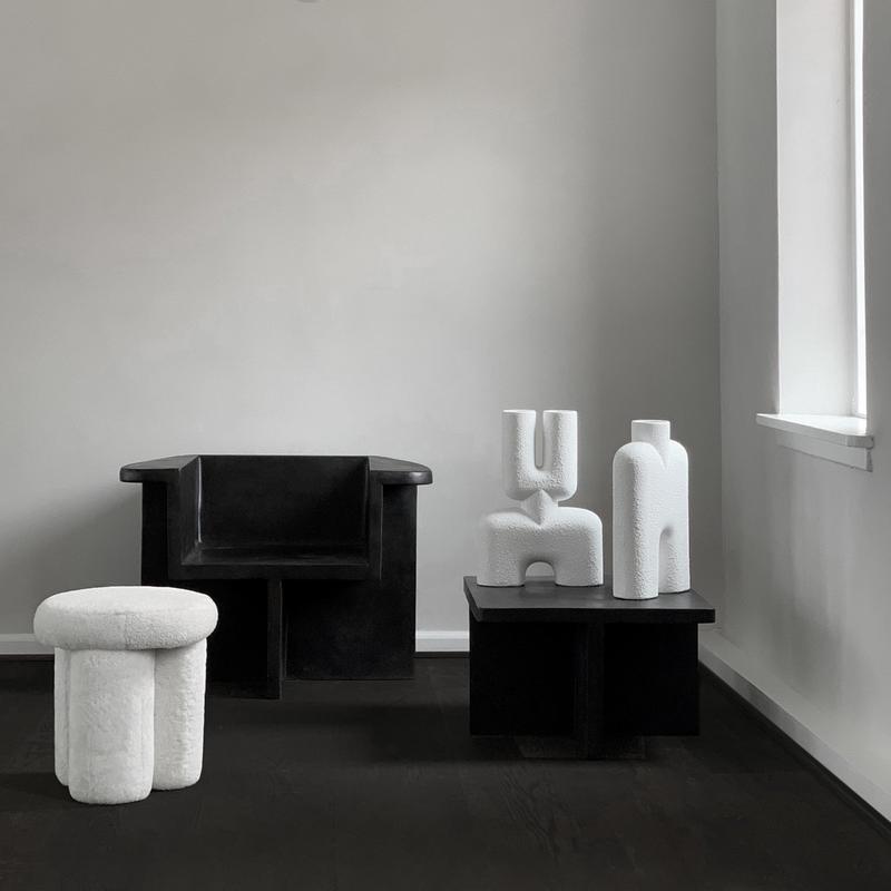 101 Copenhagen Big Foot Stool - Sheep Skin - Bild 2