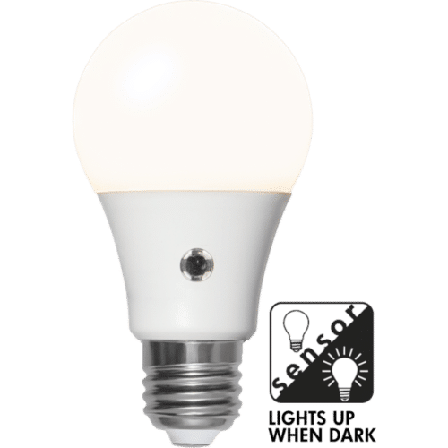 LED-LAMPA E27 A60 SENSOR OPAQUE