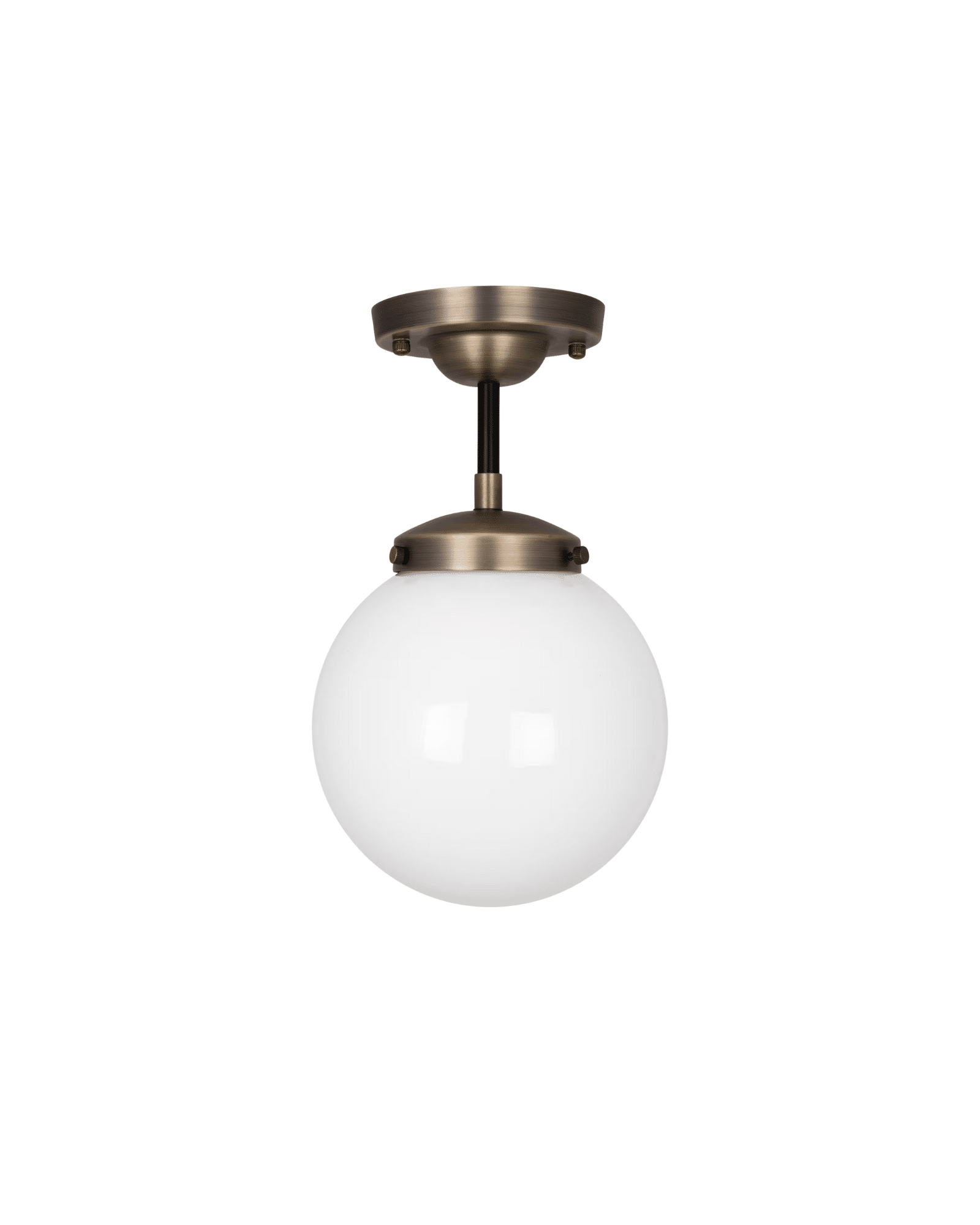 Globen Lighting Plafond Alley IP44 Antikmässing/Vit