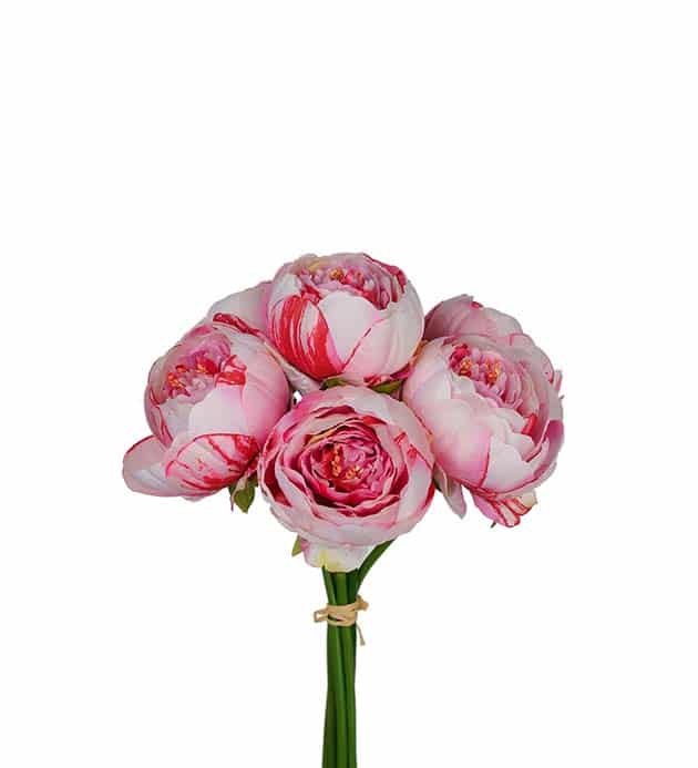 Konstgjord Pionbukett Rosa
