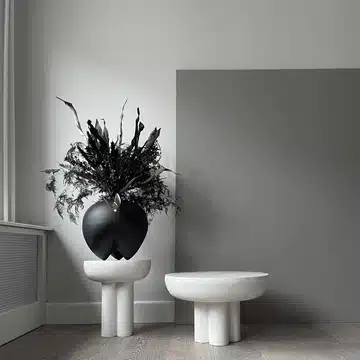 101 Copenhagen Crown sidobord tall Ø45 cm - Bone White - Bild 5
