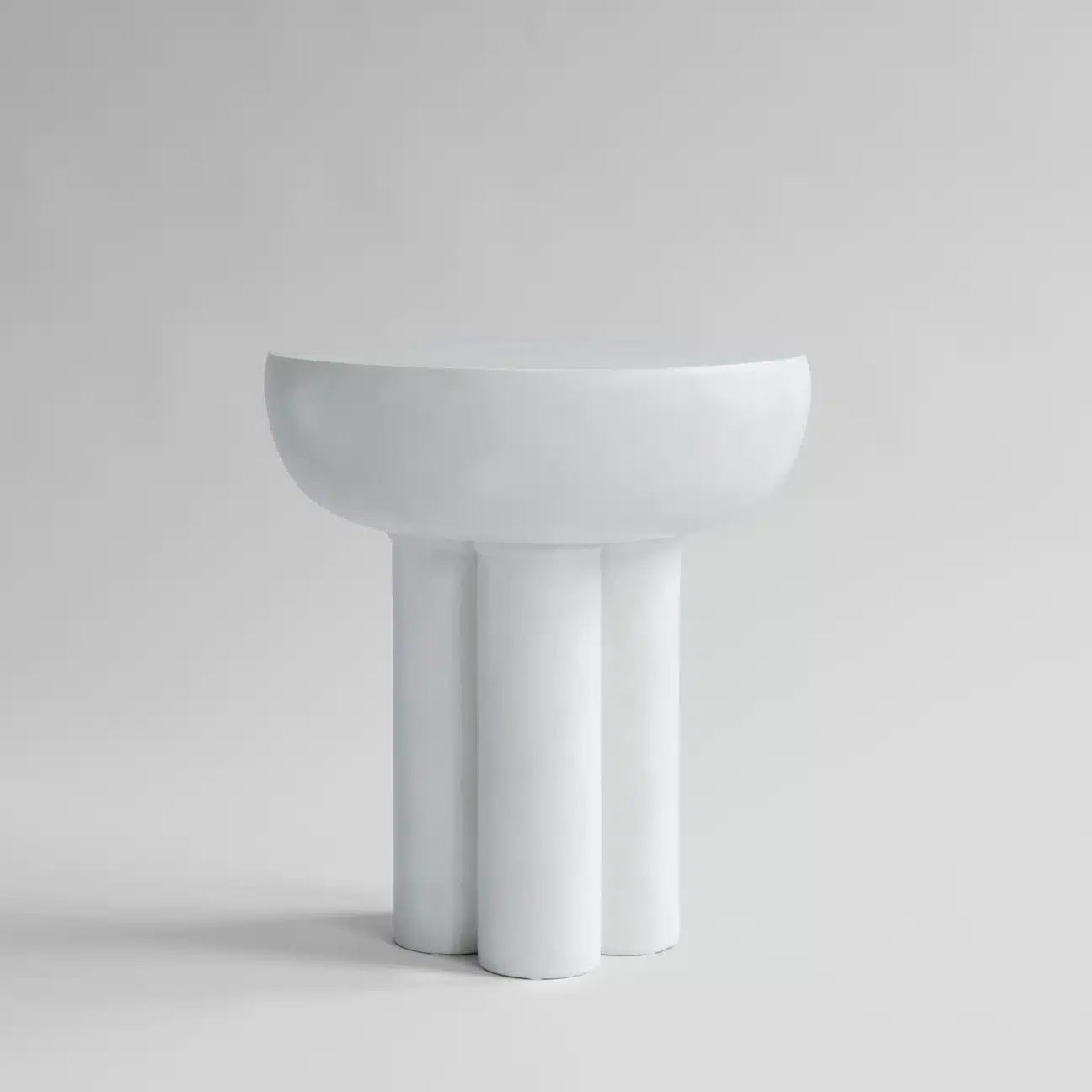 101 Copenhagen Crown sidobord tall Ø45 cm - Bone White