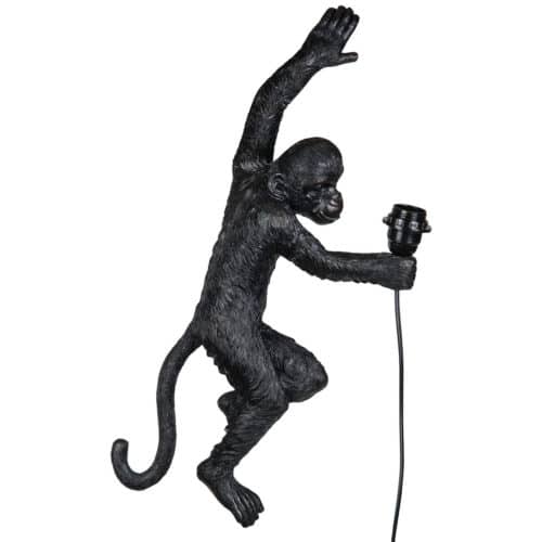 Vägglampa Apa Vägg Svart