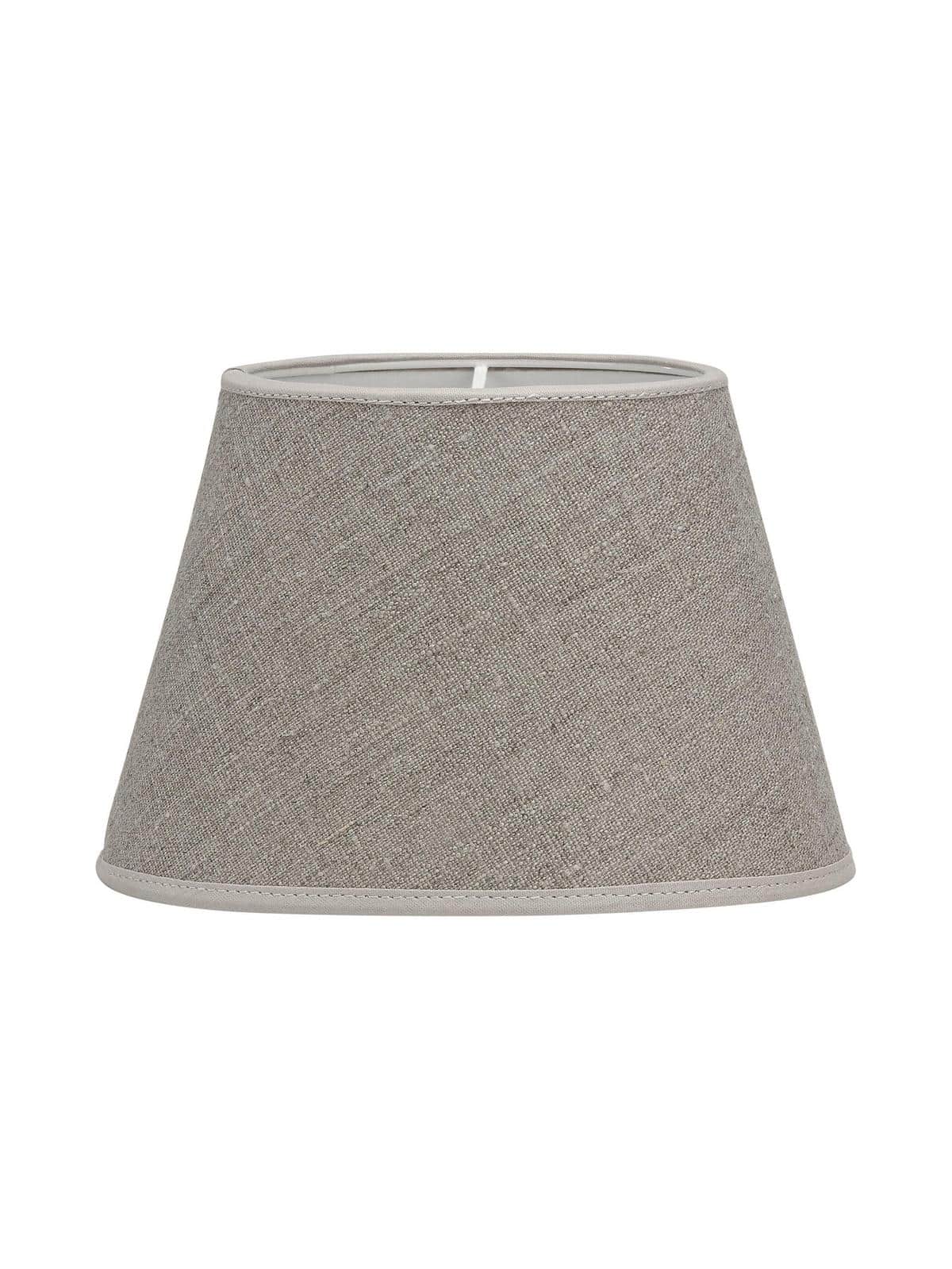 Lampskärm Oval Lin Natur 25cm