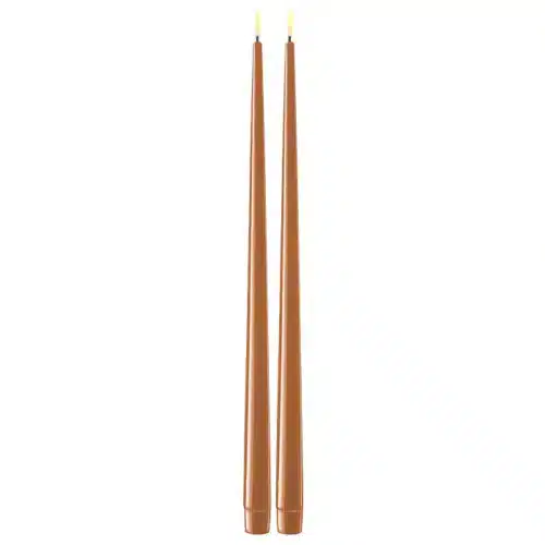 Kronljus LED Karamellbruna 38cm (2st)