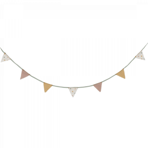 Maileg Miniature Girlang – Dekorativ Flaggarang 85 cm