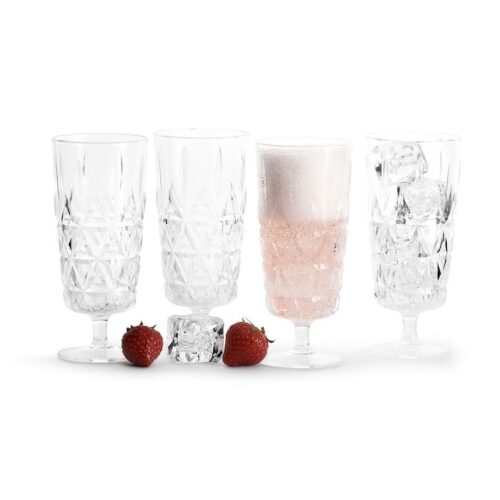 Sagaform Picknick Glas Juni hög 4-pack