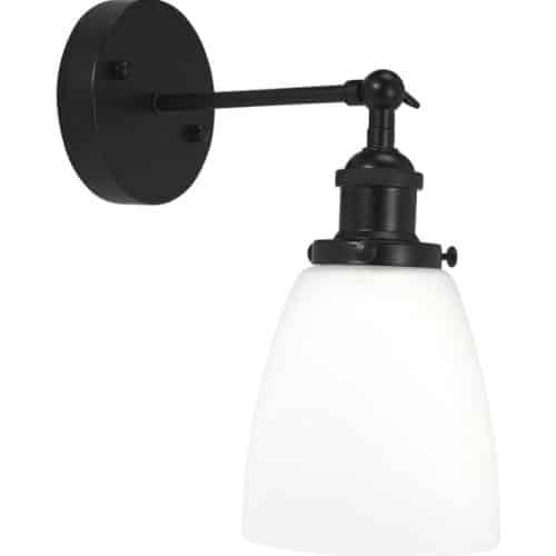PR Home Vägglampa Kappa Svart Opal 14 cm