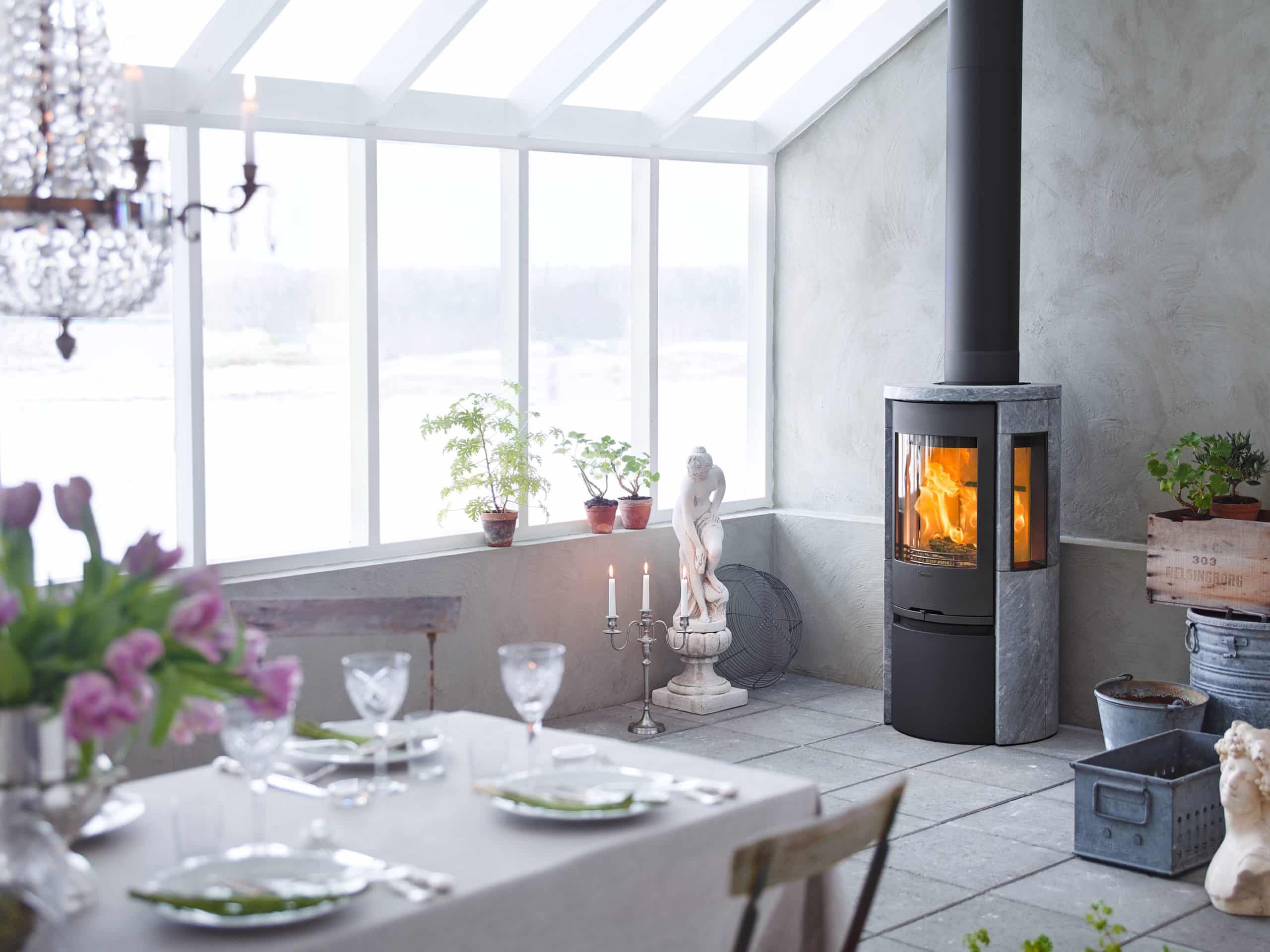 Contura 556T Style Täljsten, gjutjärnslucka svart
