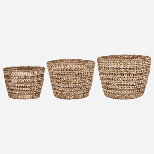 House Doctor Korgar Ramla Natur 3-Pack