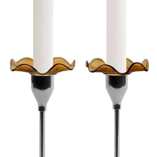 Sagaform Viva Ljusmanschett Amber 2-Pack