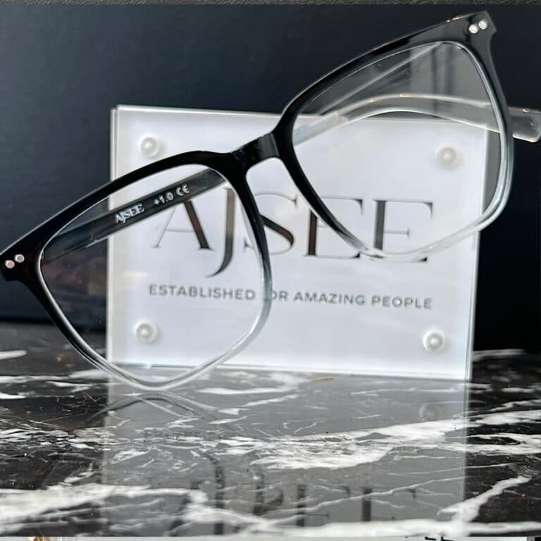 Ajsee - Läsglasögon Stories Clear Black