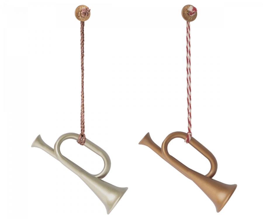 Maileg Metallprydnad Trumpet