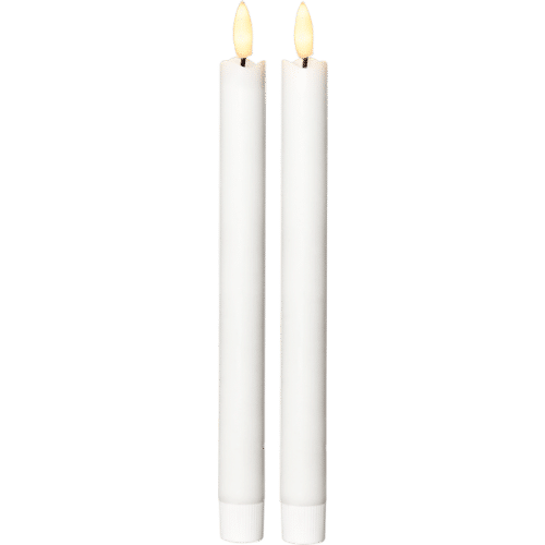 Vita Antikljus LED 2-Pack Flamme