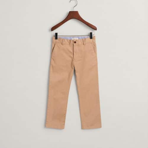 Gant Kids chinos regular fit - Dark khaki 98/104