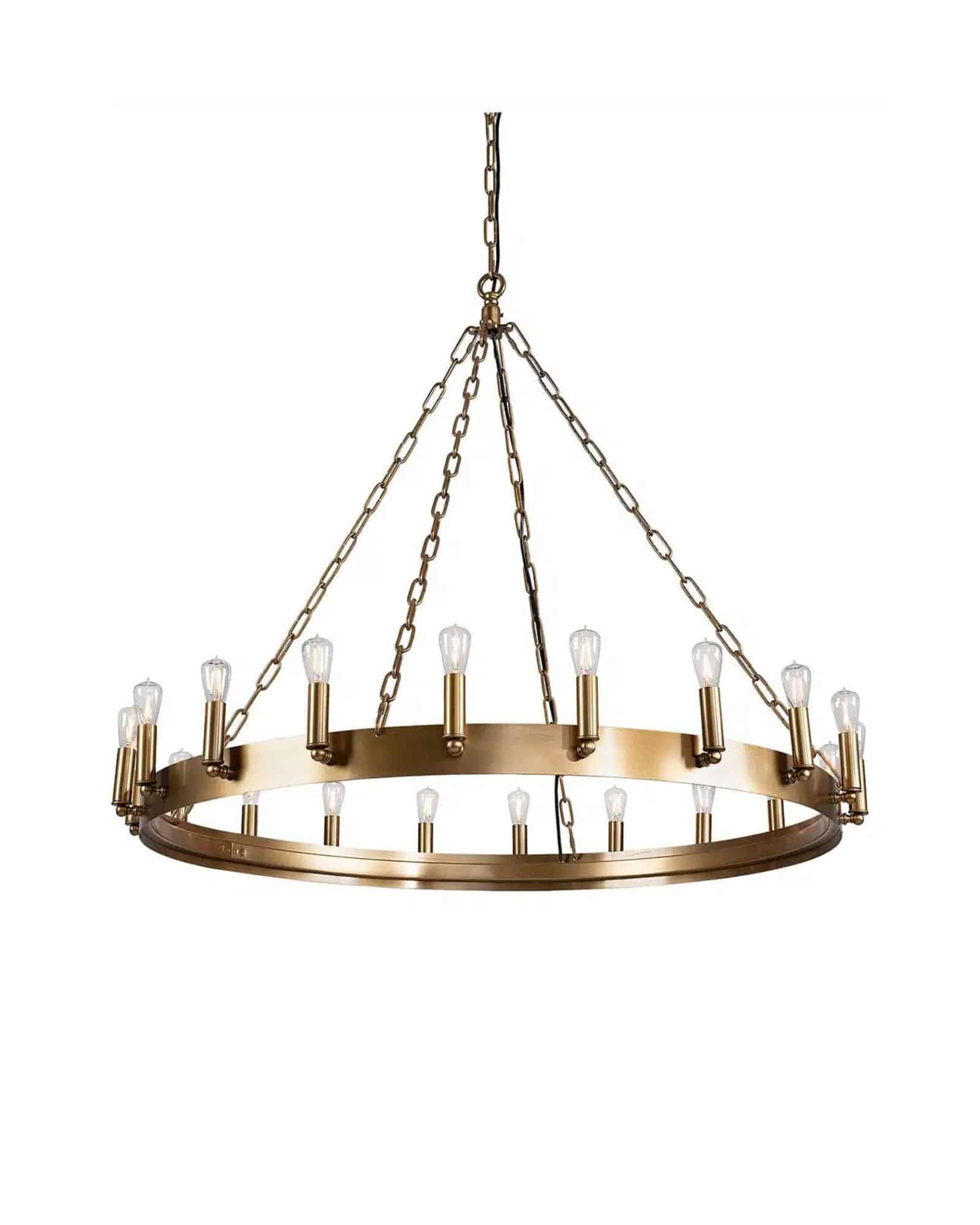 Artwood Taklampa Crown Ø105 Antik Mässing
