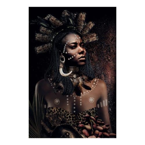 Cobra Art Tavla African Tribe Woman Alu