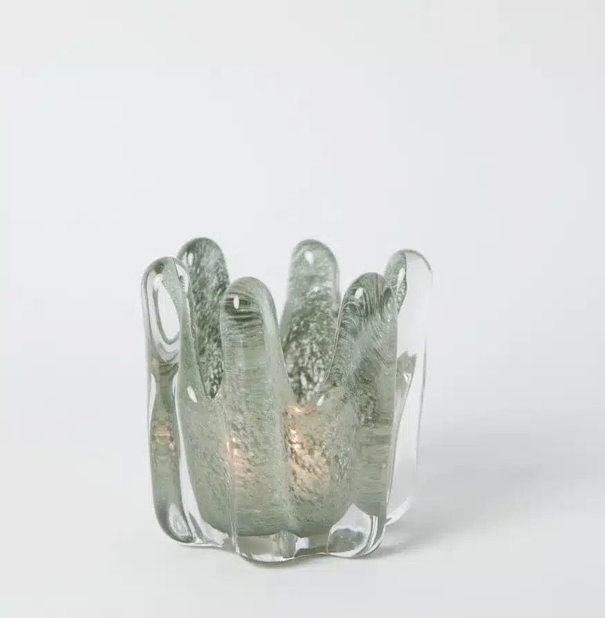 Olsson & Jensen Ljuslykta Helix Mossgrön 10,5 cm