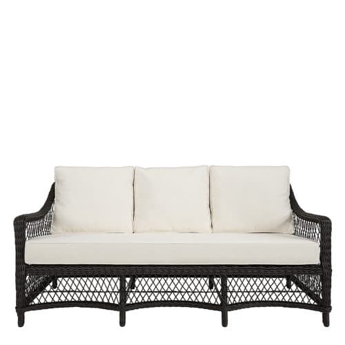 Artwood Utomhussoffa Marbella Svart inkl Dynor
