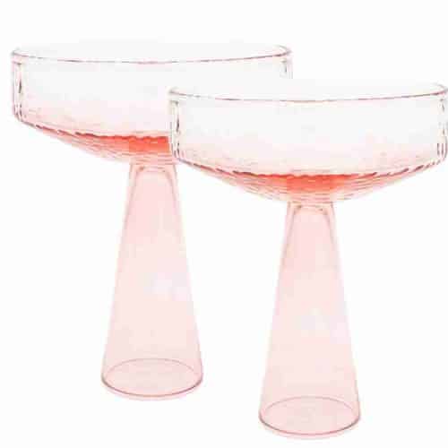 Champagneglas Claude Coupe Rosa