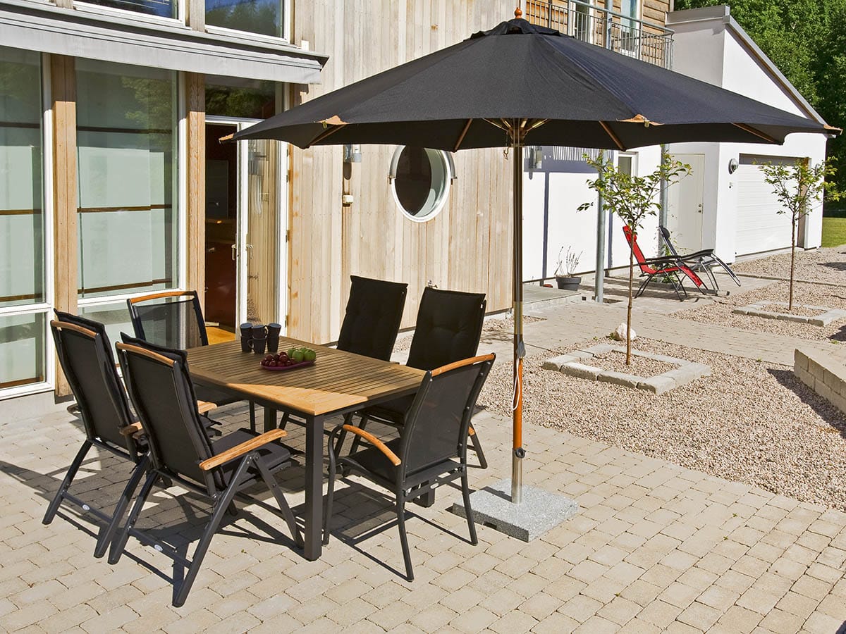 Hillerstorp Lyxparasoll trä 335cm - Bild 2