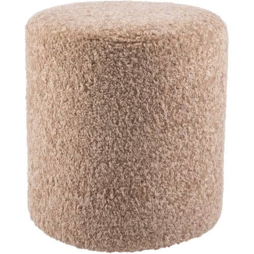 Puff Shaun beige dia 35 h38