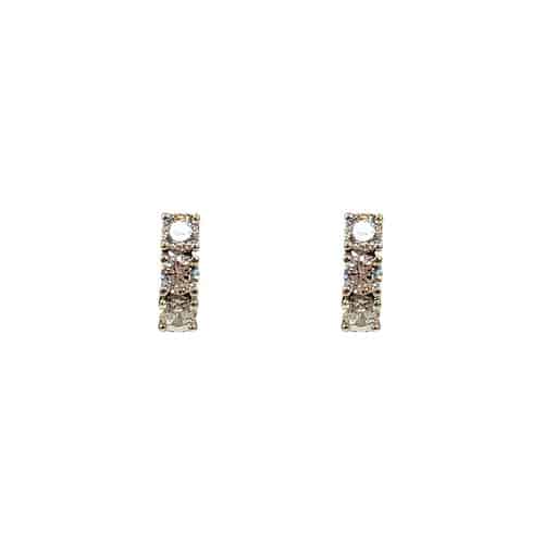 Pipol´s Carissa Chrystal Örhänge Silver Clear
