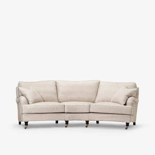 Englesson Soffa Howard medium 3,5-sits svängd fast klädsel Prisklass 1
