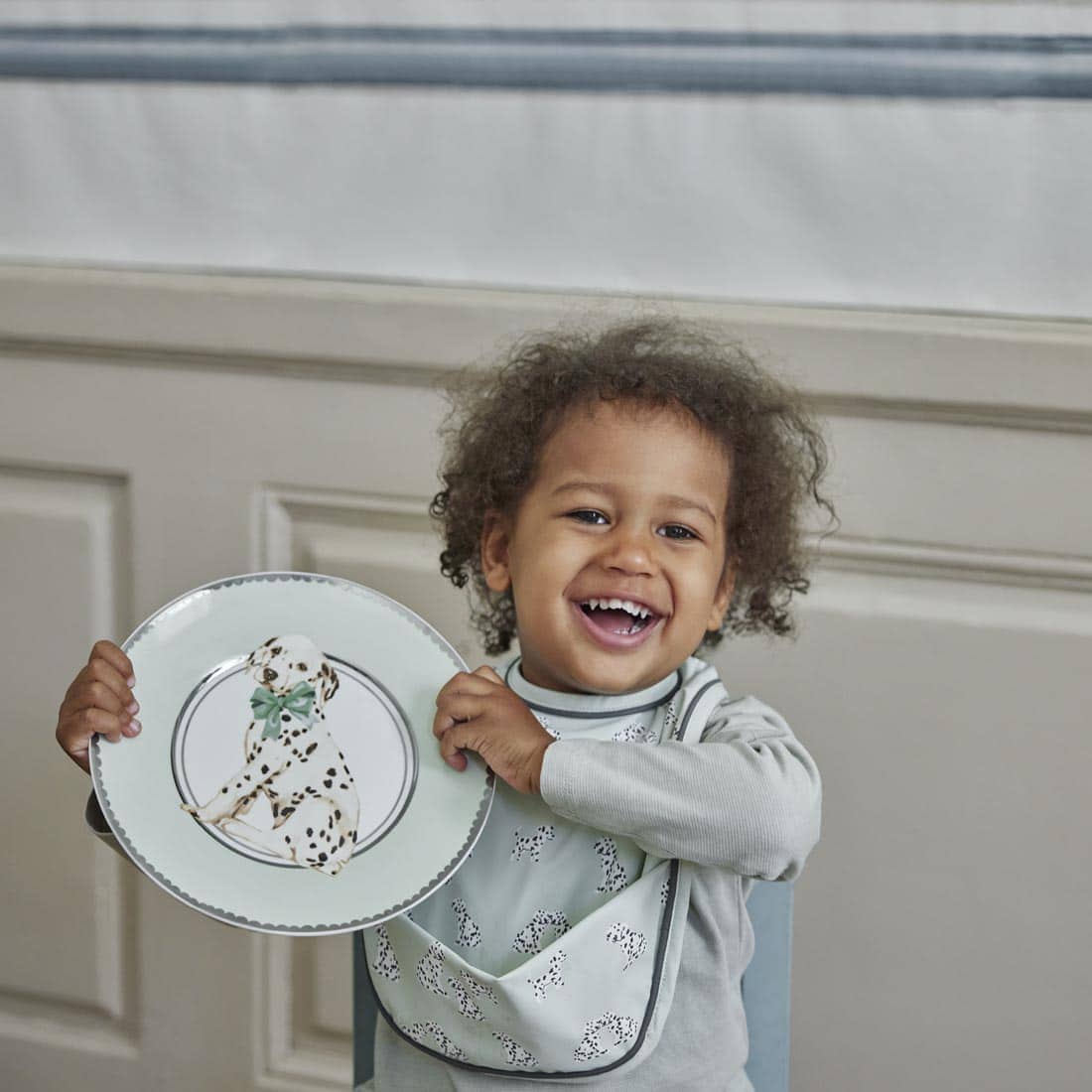 Elodie Details Porslinstallrik och skål - Darling Dalmatians - Bild 5