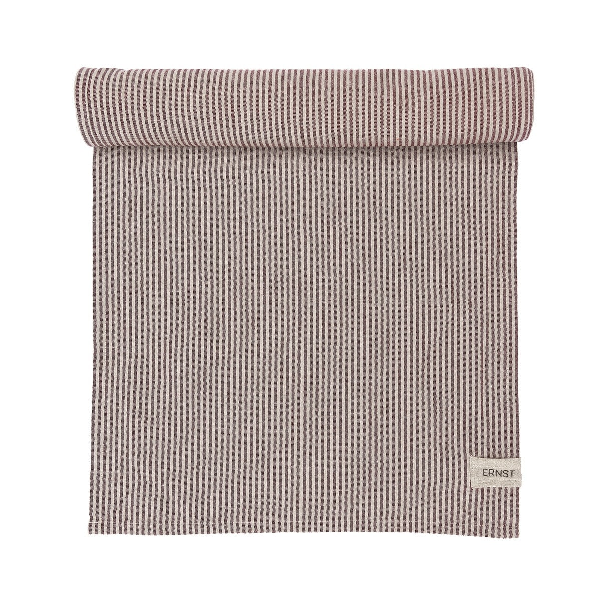 ERNST Löpare 45x150 Randig Röd/Beige