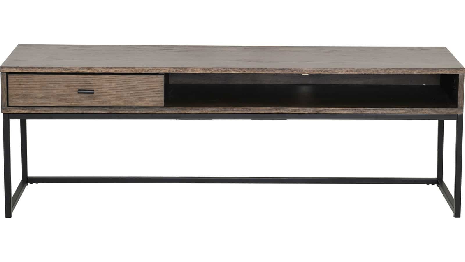 NFG REGAL TV- bänk, brunlackad ekfaner 120cm - Bild 3