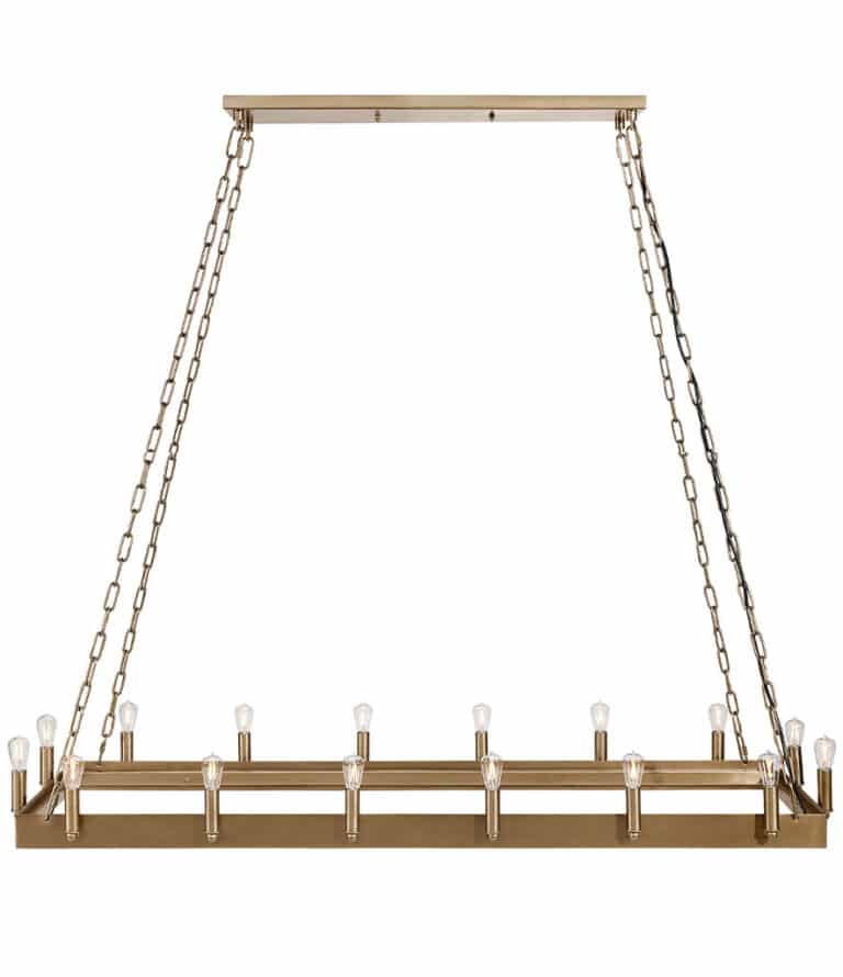 Artwood - Taklampa Crown Rektangulär Antik Mässing - Bild 5
