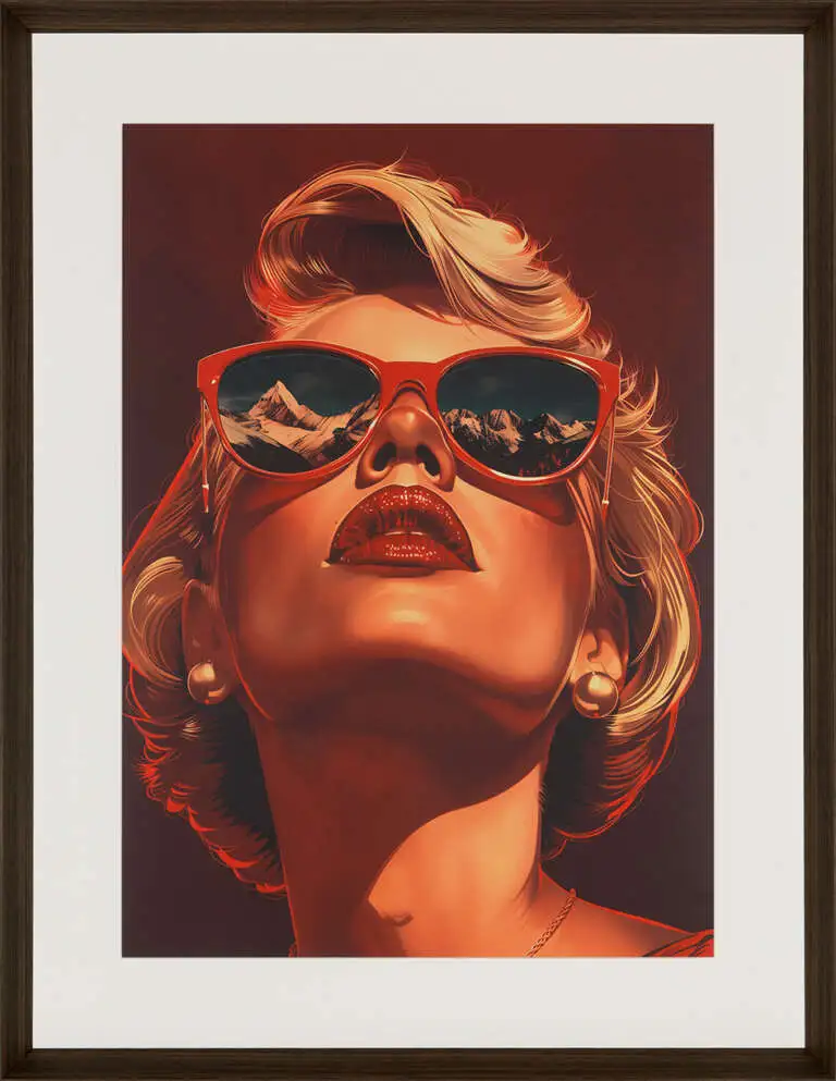 Tavla Alpine Glamour 70 x 90 cm - Bild 3