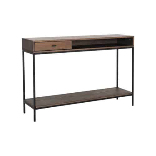 NFG REGAL Konsollbord, brunlackad ekfaner