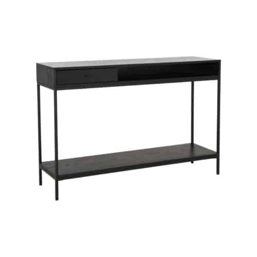 NFG REGAL Konsollbord, svartlackad askfaner