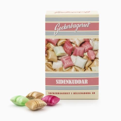 Sidenkuddar 100 g – krispig karamell med len chokladfyllning