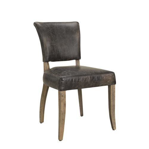 Artwood Mimi Matstol Leather Fudge – Elegant stol i fullnarvsläder