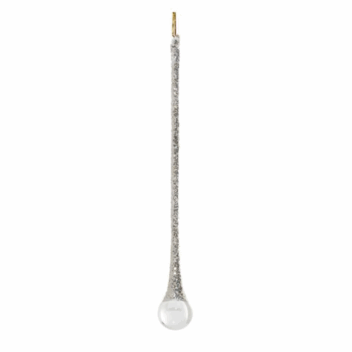 Shishi Glasdroppe champagne glitter 17,5cm