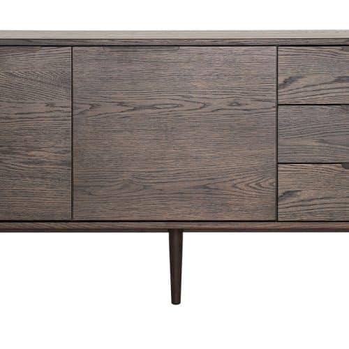 Sideboard Karmöy 2+3, brunlackad