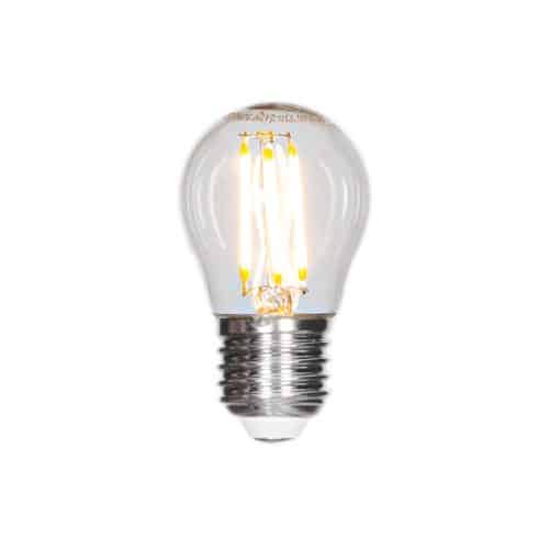 By Rydéns Filament dekorationslampa LEDdimbar klot E27 4W Ø45mm klar