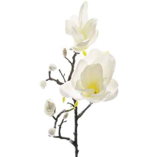 Konstgjord Magnolia 60 cm – Vit Elegant Blomma