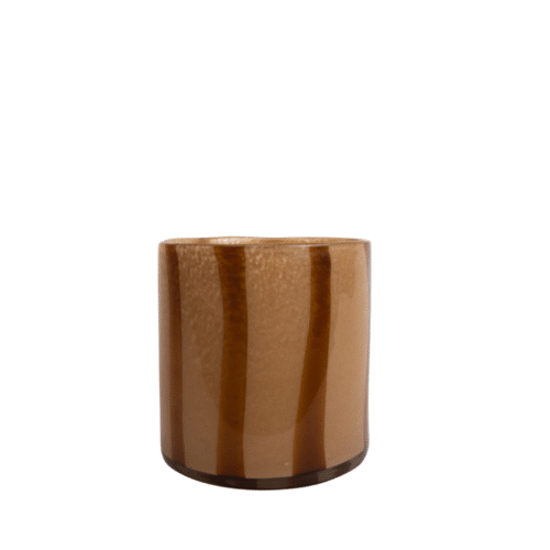 ByON Ljuslykta Calore Curve M Brun/beige