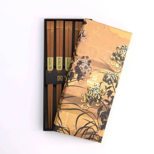 Tokyo Design studio Chopstick Giftset/5 Bamboo Brown