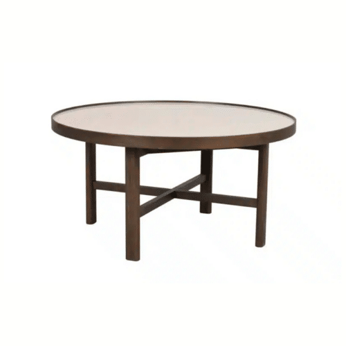 Rowico Marsden soffbord 90×90 cm  Beige brun