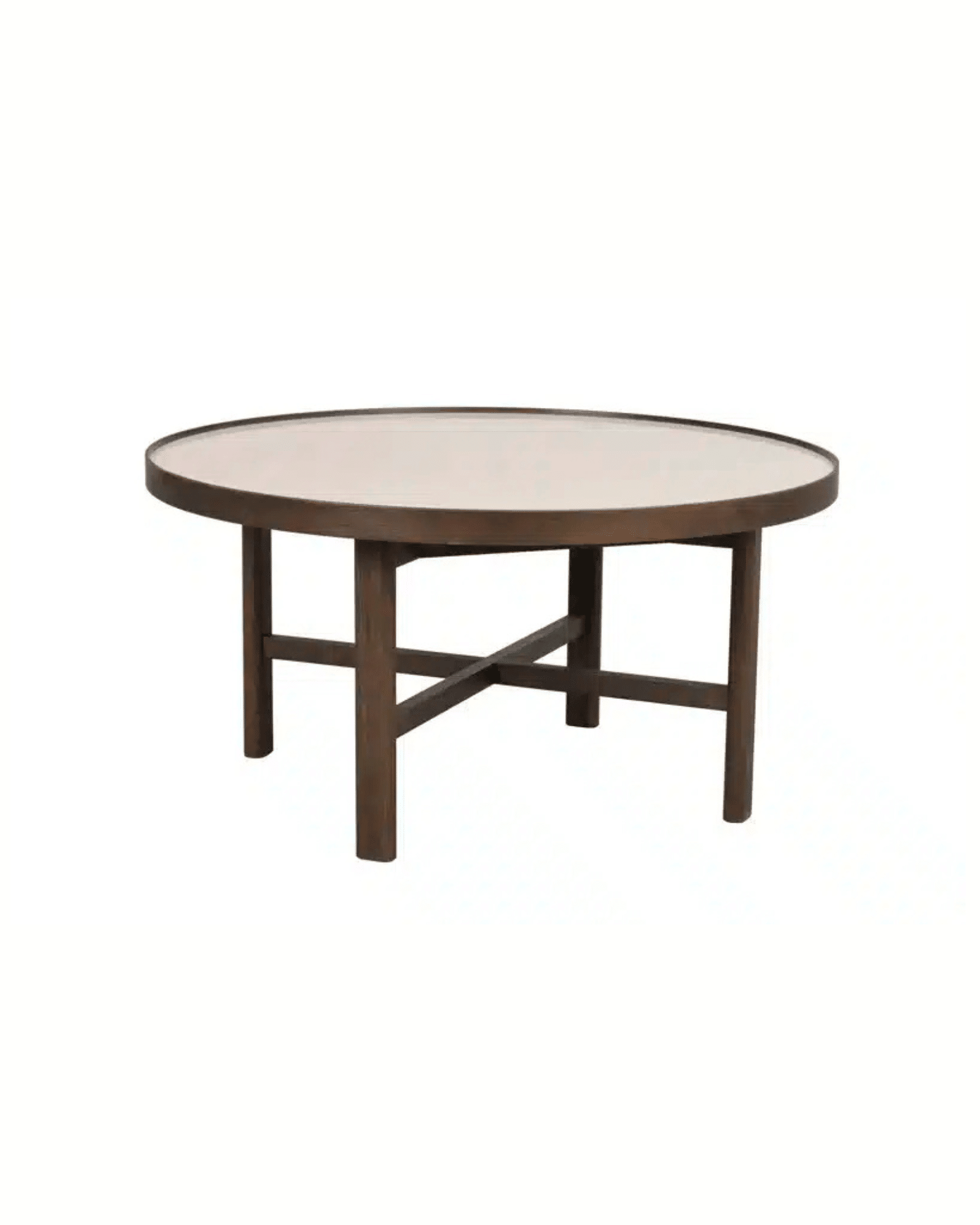 Rowico Marsden soffbord 90×90 cm Beige brun