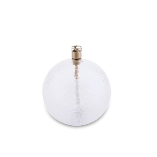 Peri Living Oljelampa hamrat glas rund - mässing Medium 11cm