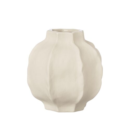 Ernst Vas stengods d13 h14 cm naturvit