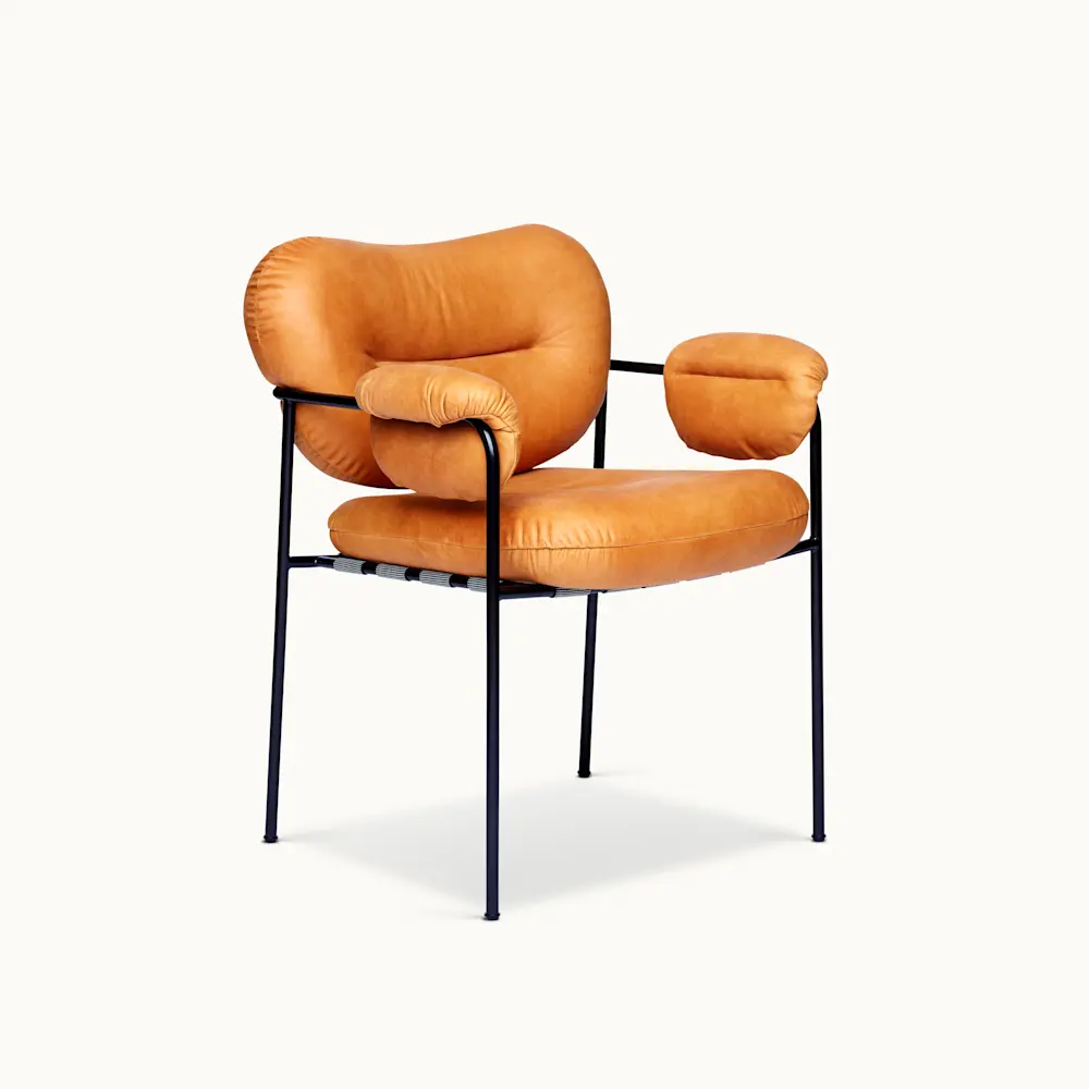 Fogia Bollo matstol Skinn Elmosoft Svart - Bild 7